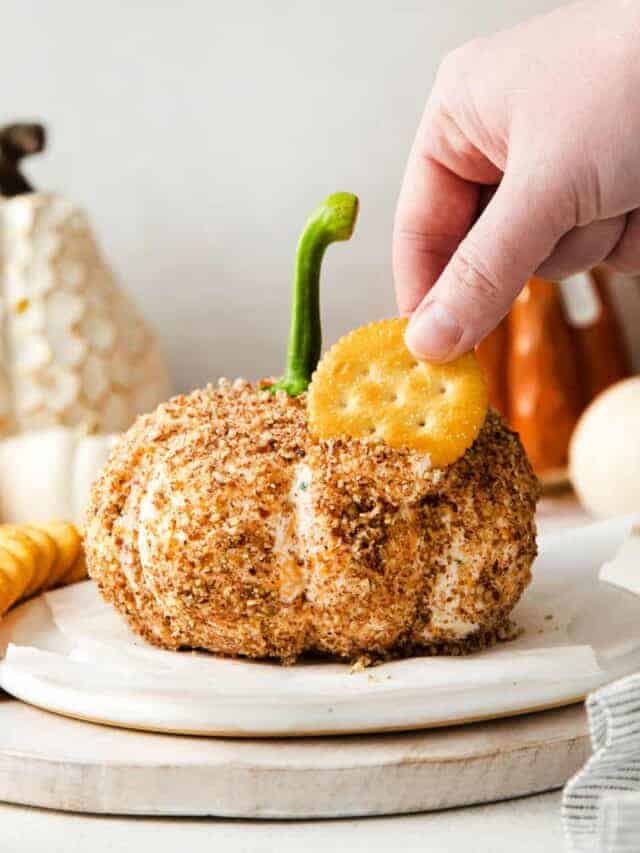Fall Appetizer: Pumpkin Cheese Ball