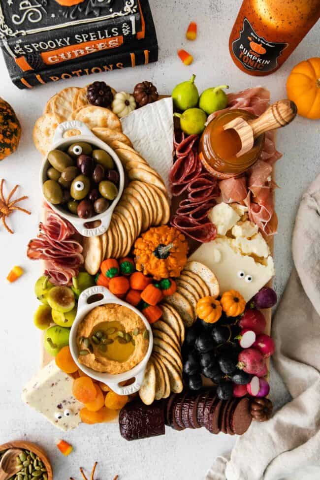 Spooky Halloween Cheese Board - The Cheese Knees
