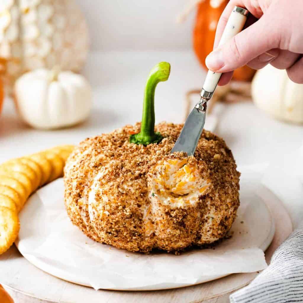 Pumpkin Cheese Ball - The Cheese Knees