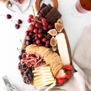 chocolate and cheese board