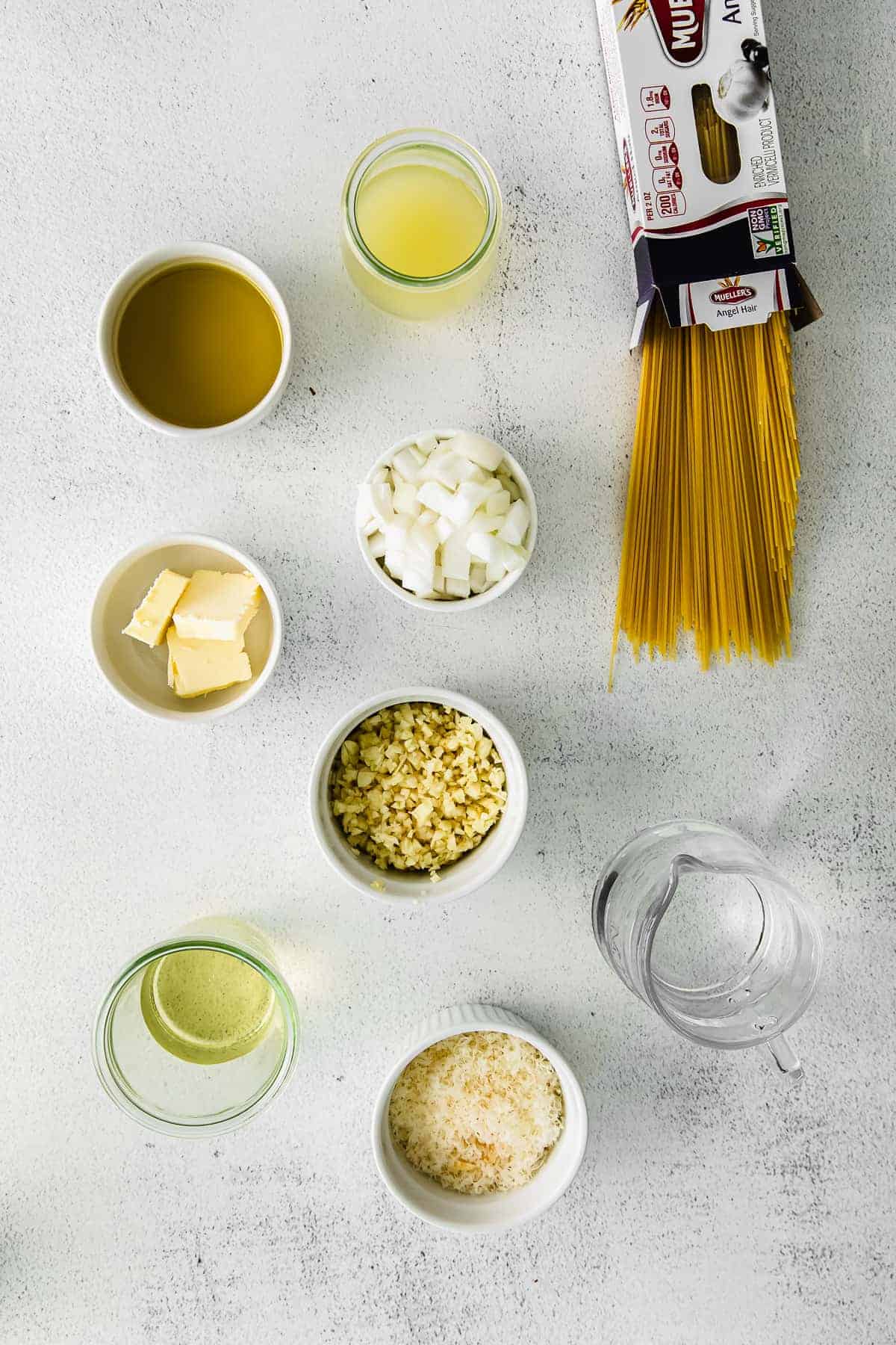 ingredients on countertop