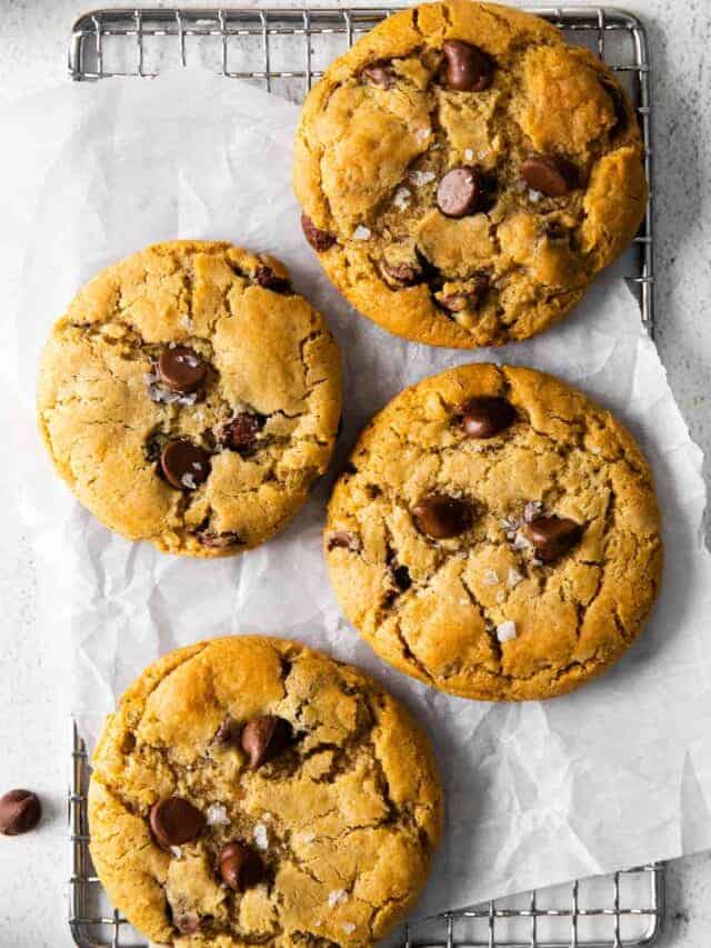 Cream Cheese Chocolate Chip Cookies Cheese Knees 🧀