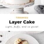 tiramisu layer cake