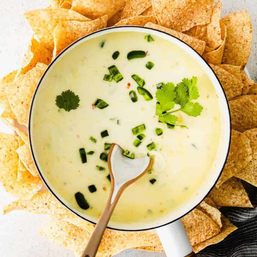 Homemade Queso Dip - The Cheese Knees