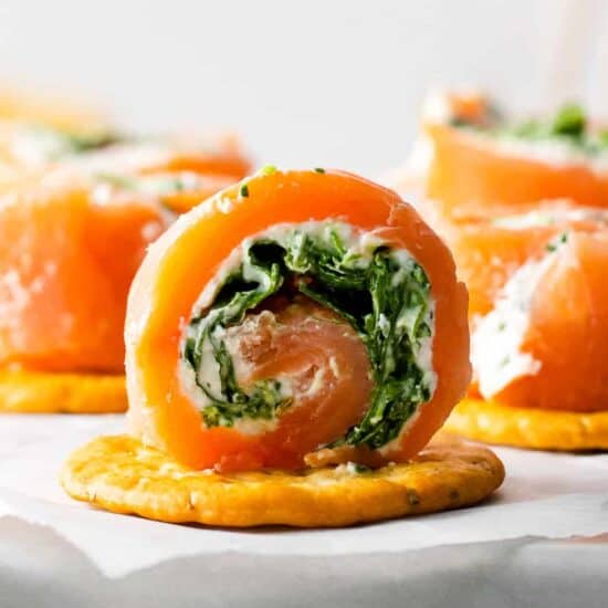 salmon pinwheels