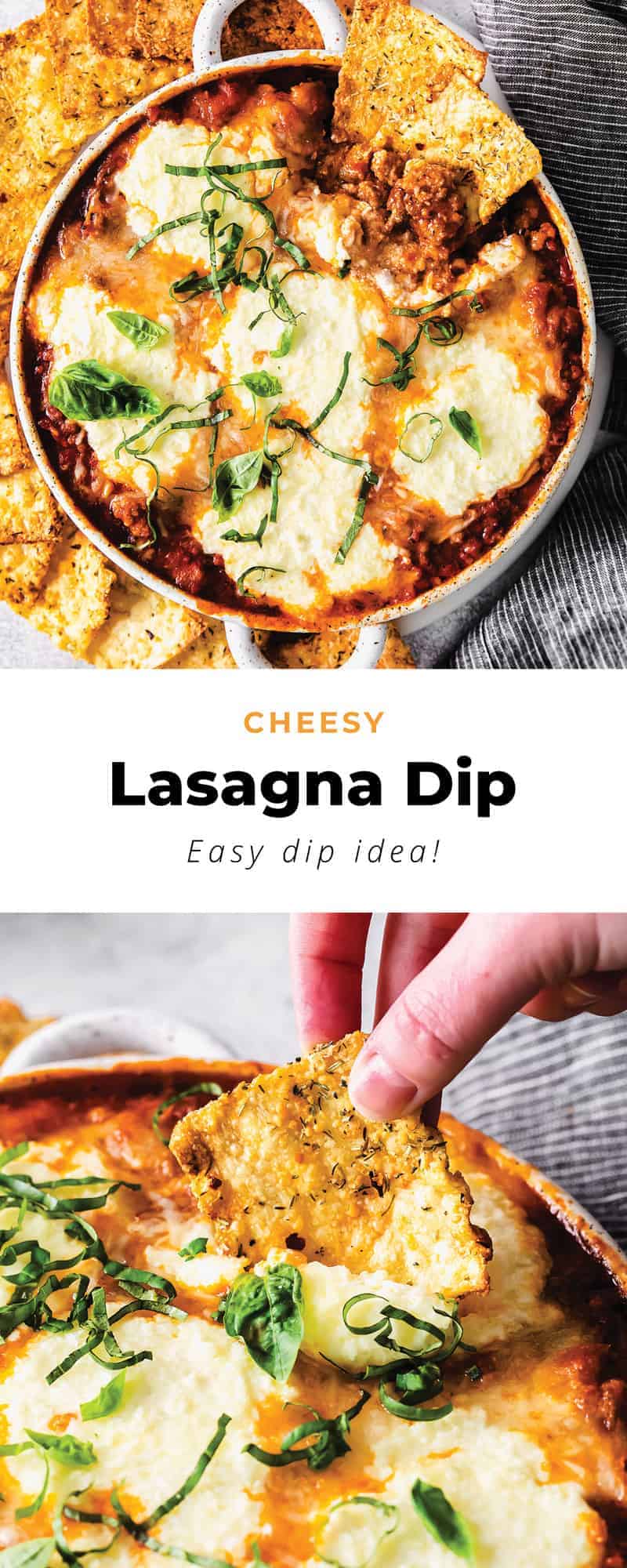Cheesy Lasagna Dip - The Cheese Knees