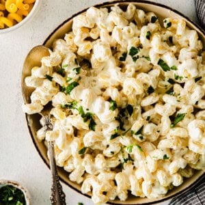 pasta in frying pan