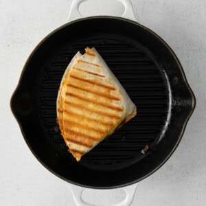 frying quesadilla