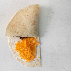 folding quesadilla