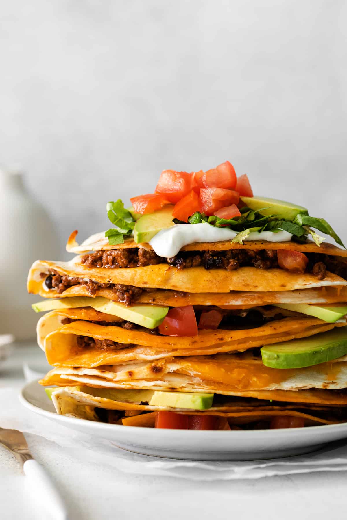 quesadilla stacked