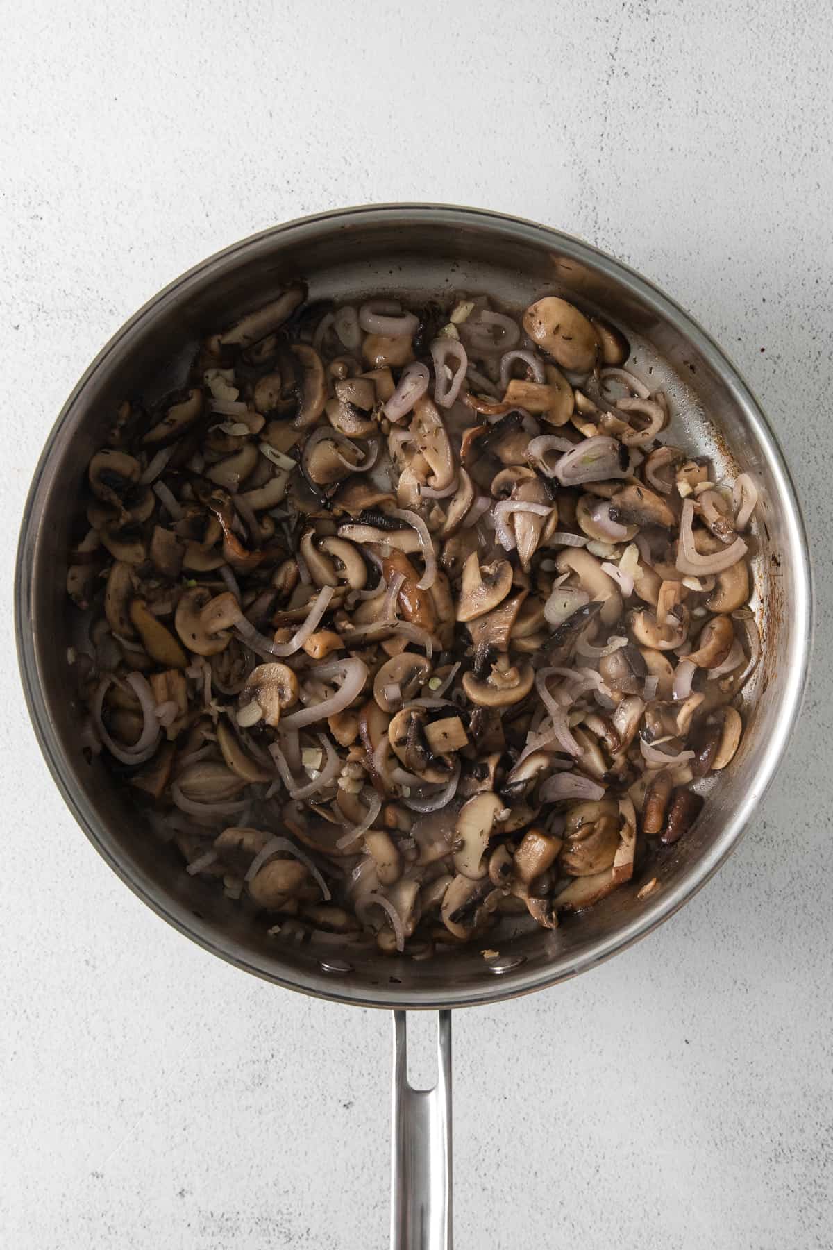 mushrooms in skillet