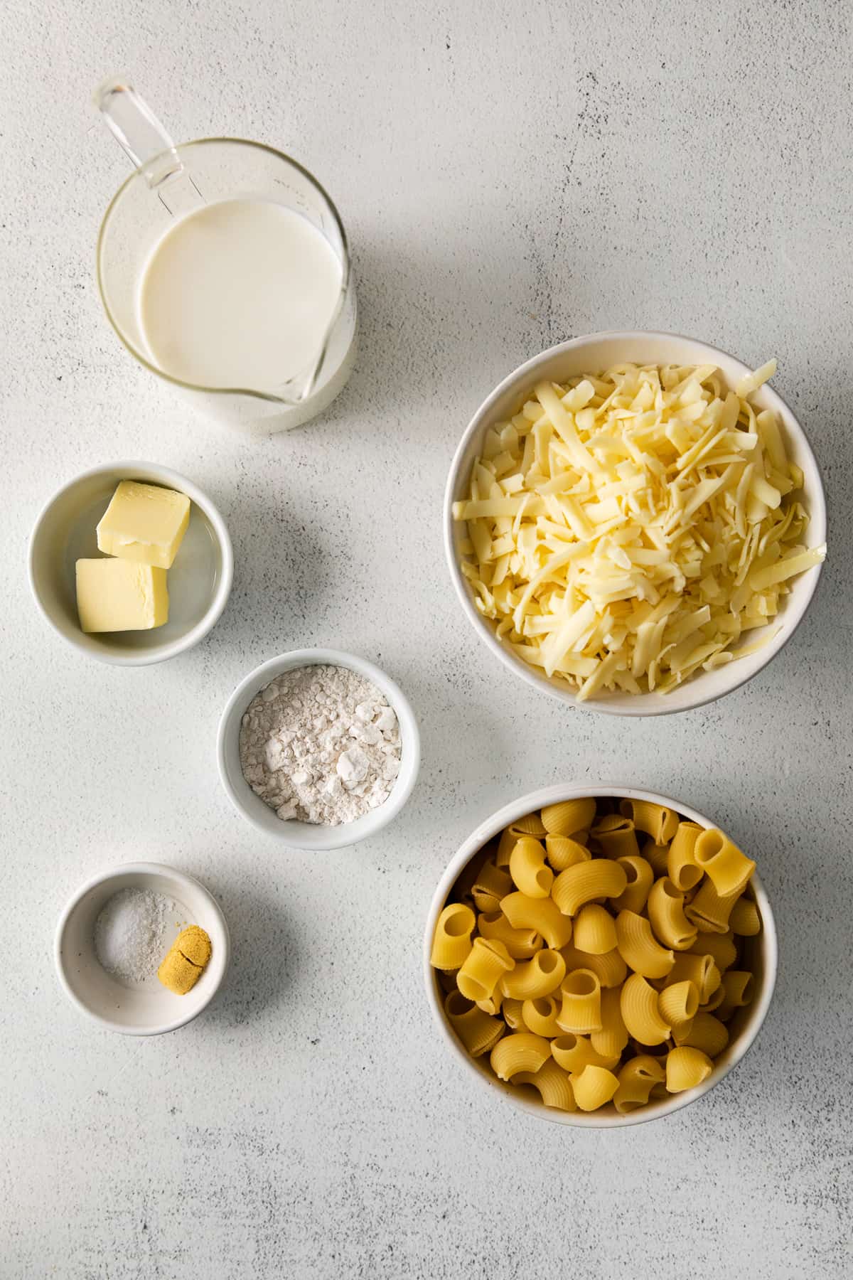 ingredients on countertop.