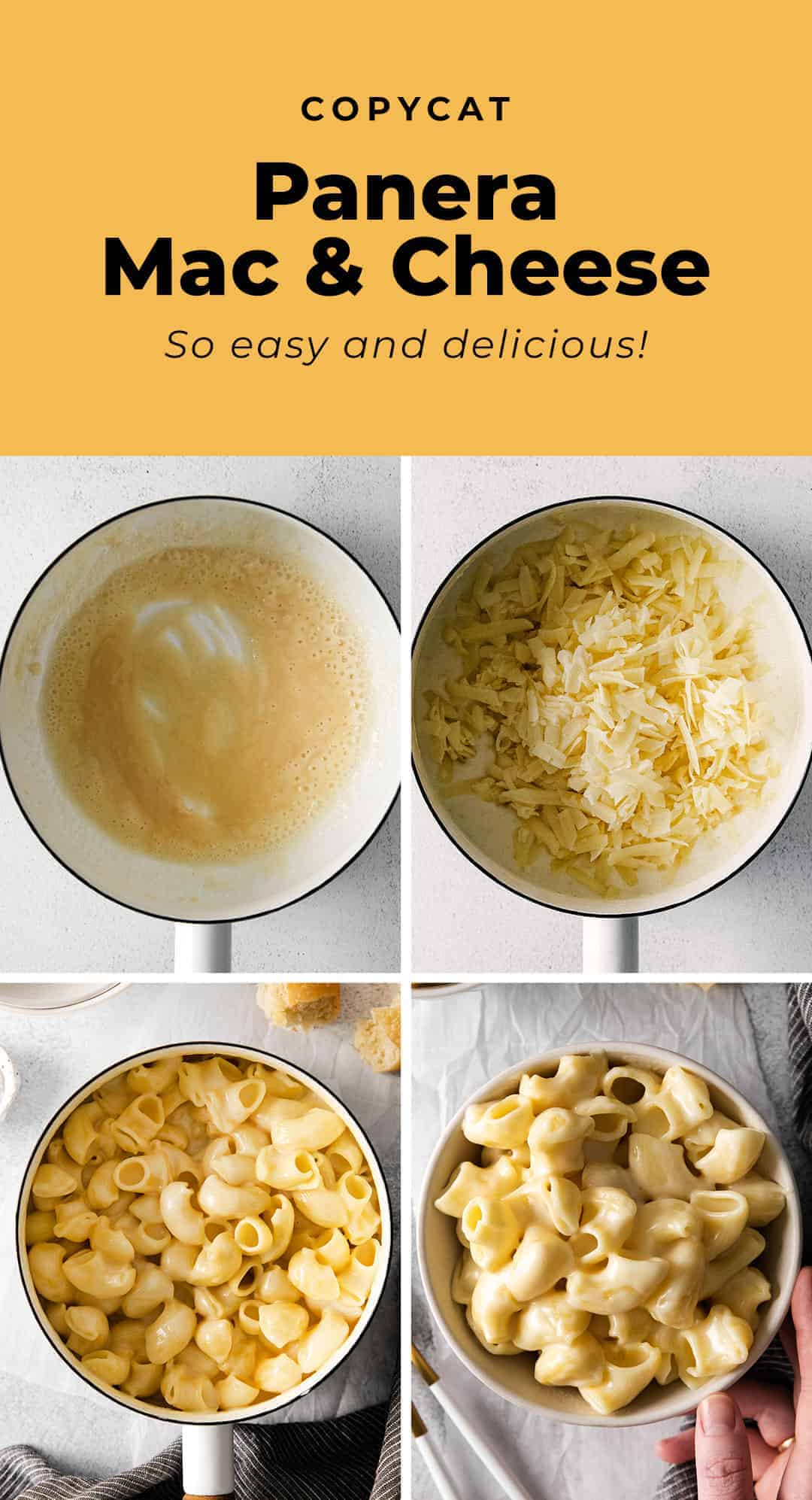 Homemade Panera Mac and Cheese Recipe The Cheese Knees