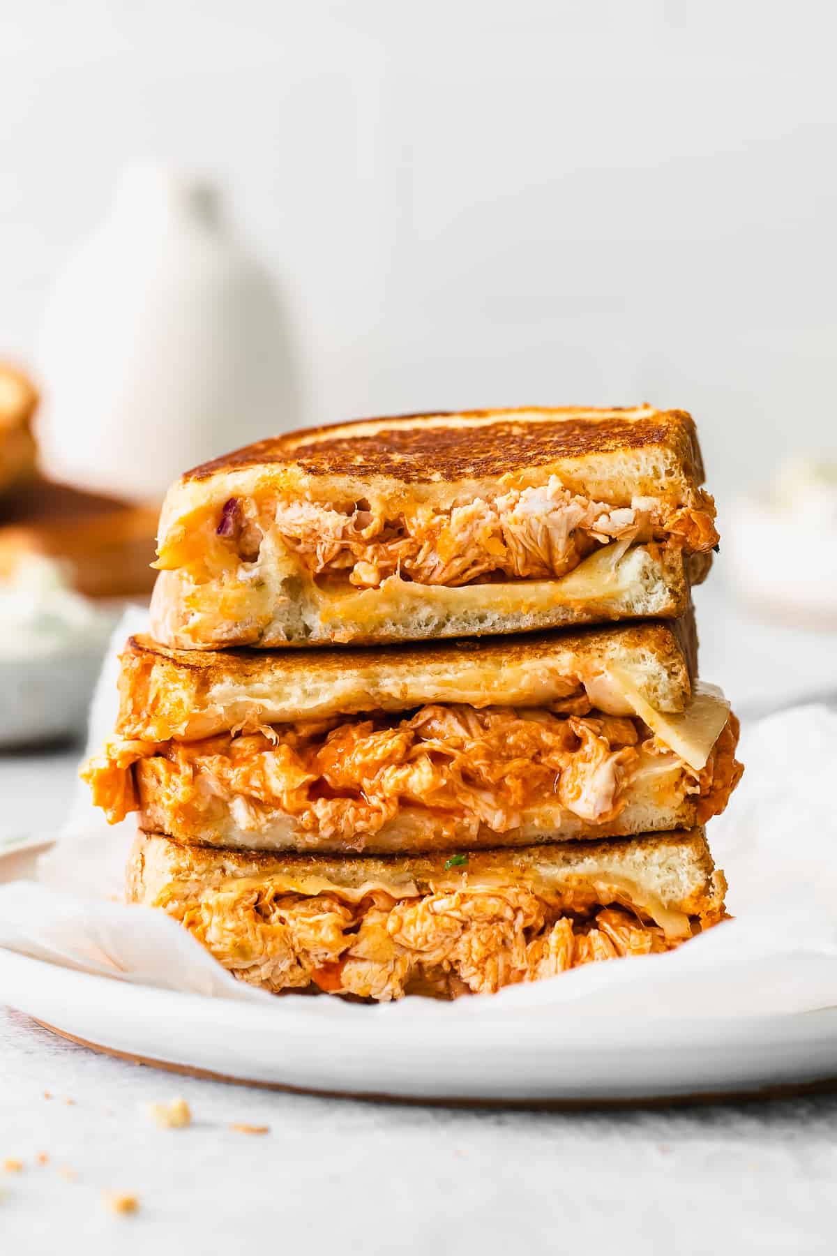 Buffalo Chicken Grilled Cheese The Cheese Knees