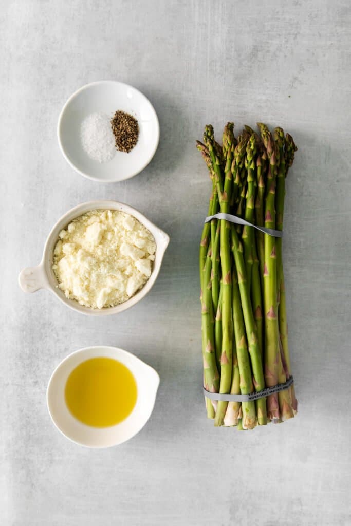 ingredients for parmesan asparagus
