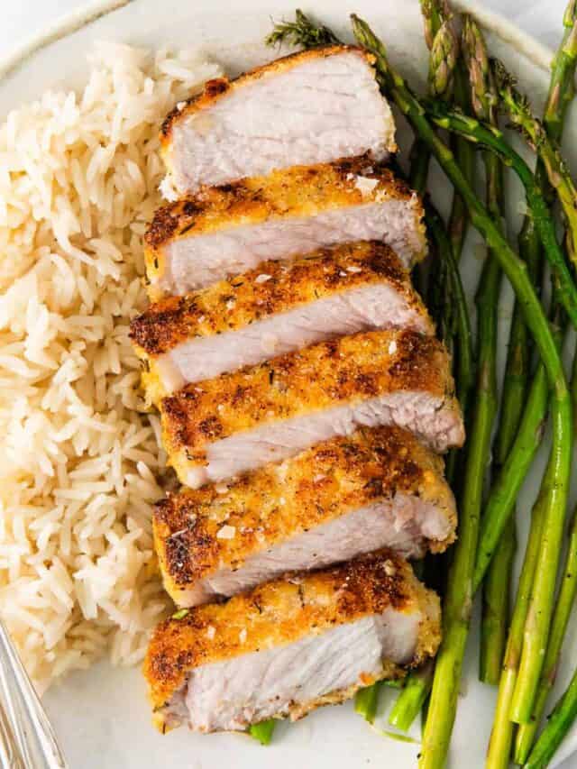Parmesan Crusted Pork Chops Cheese Knees 🧀