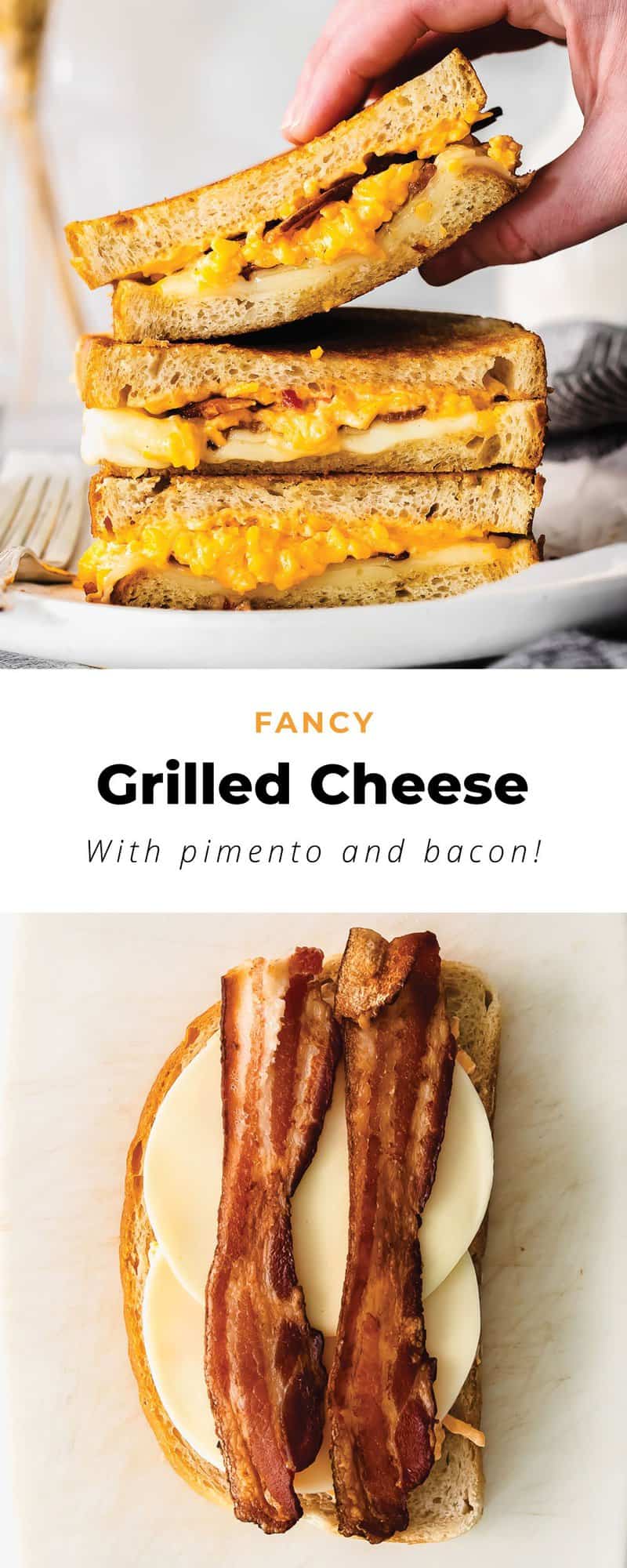 Fancy Grilled Cheese (w/ pimento cheese dip) - The Cheese Knees