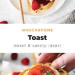mascarpone toast