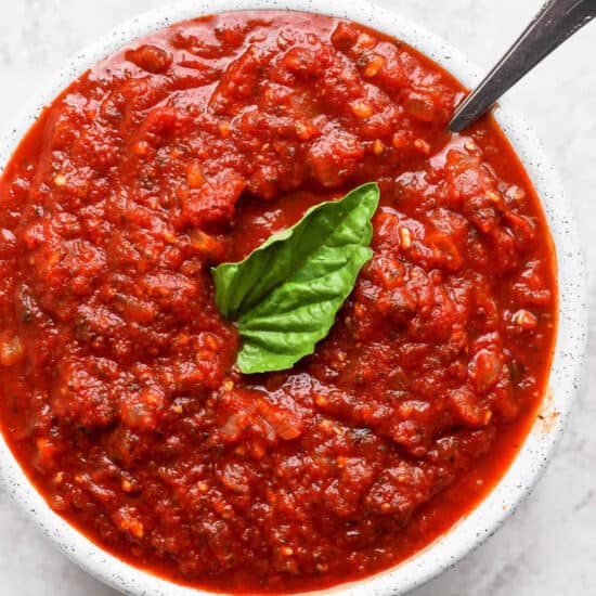 Tomato Sauce in a bowl.