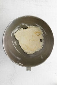 dough in bowl.