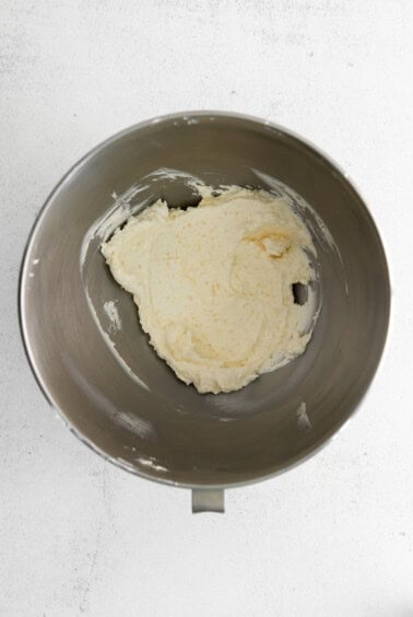 dough in bowl.