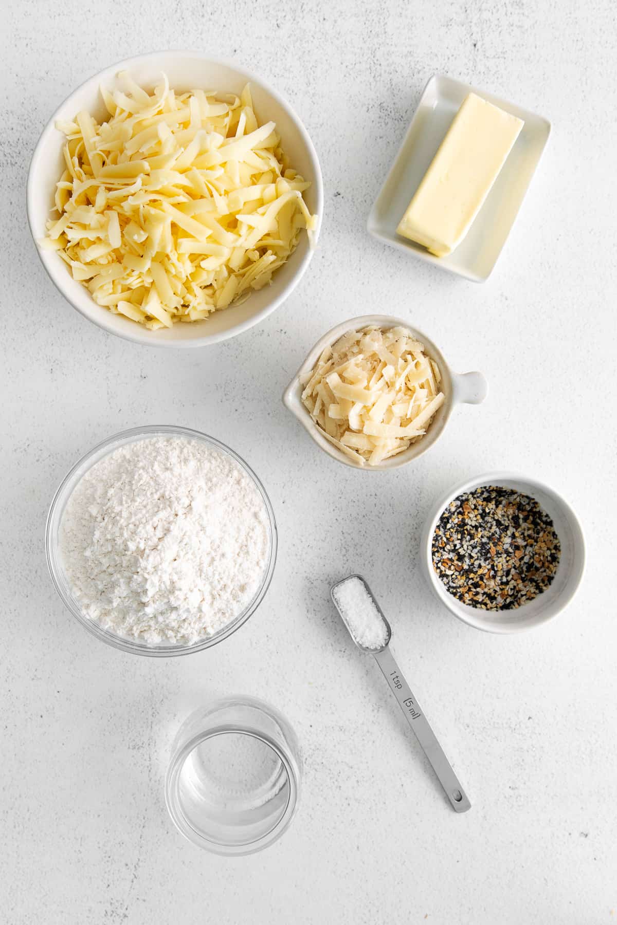 ingredients on countertop.