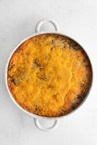 Baked cheeseburger pie.