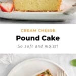 Cream cheese pound cake
