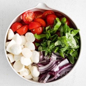 salad in bowl.