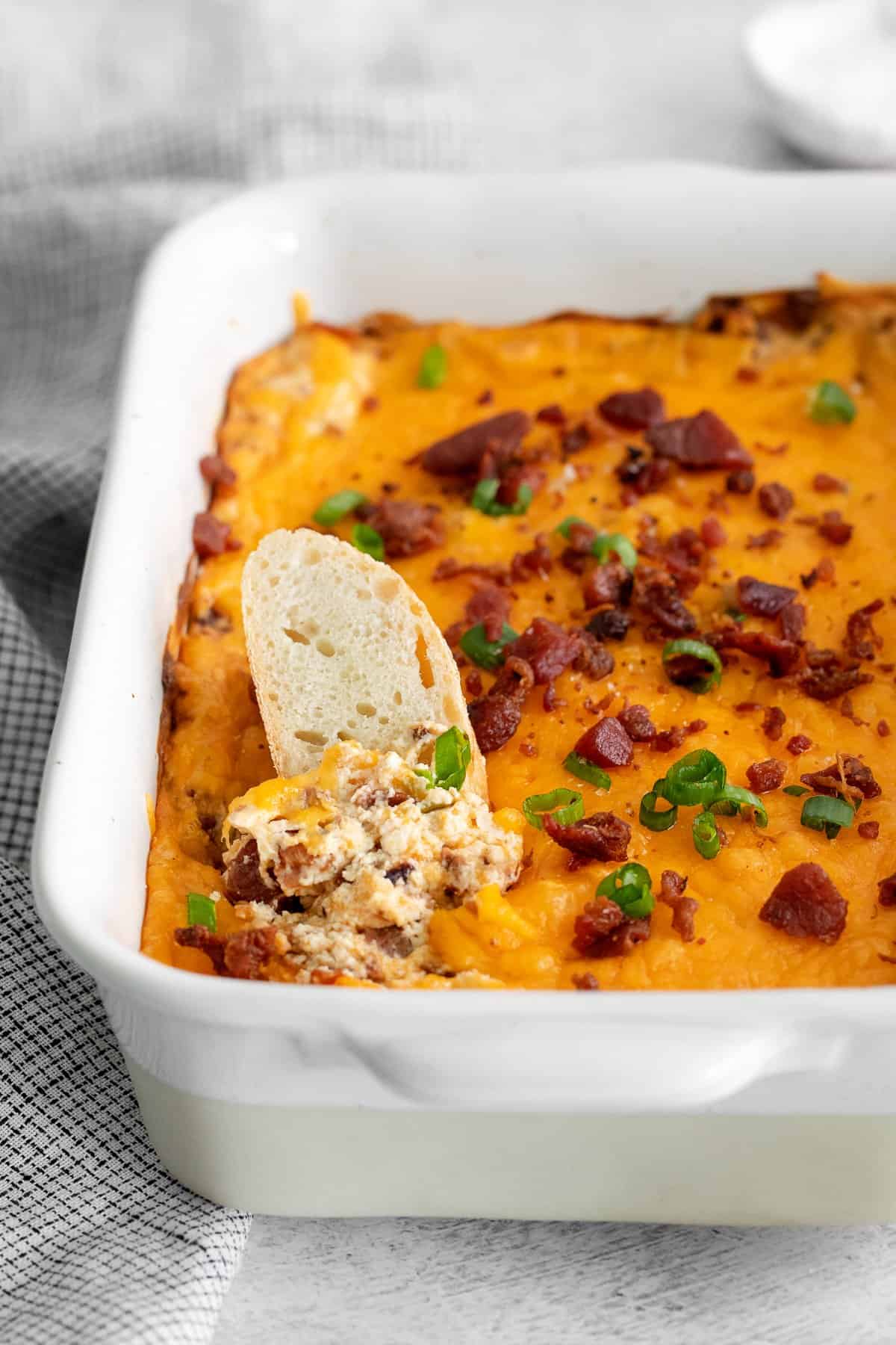 Cheddar Bacon Cream Cheese Dip The Cheese Knees