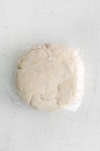 disc of dough.