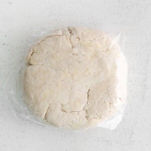 disc of dough.