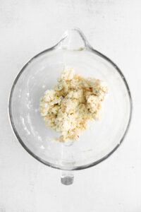 cake mix in bowl.