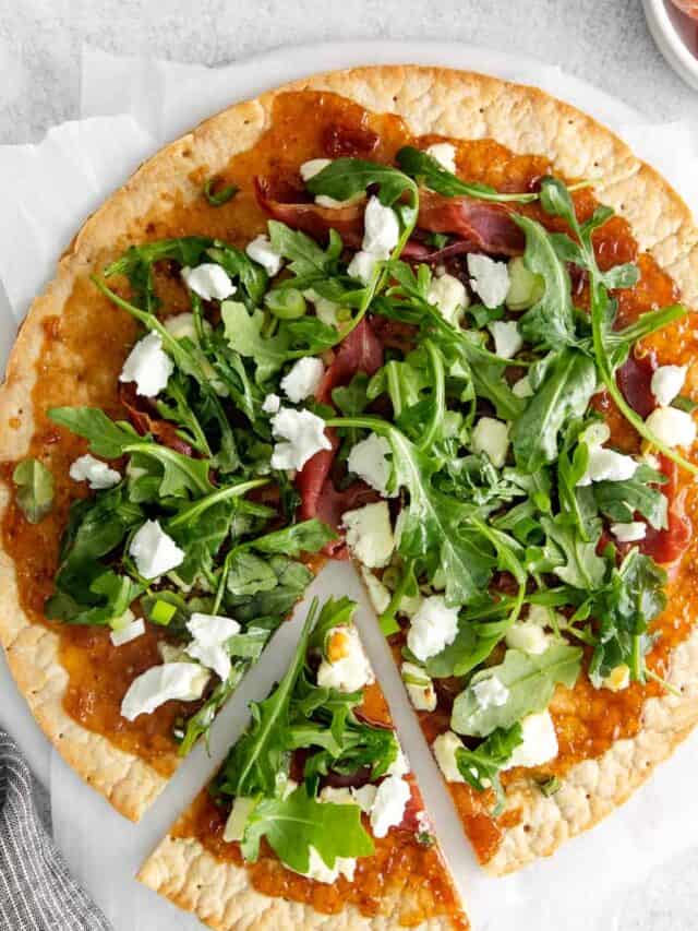 Fig And Goat Cheese Flatbread - Cheese Knees 🧀