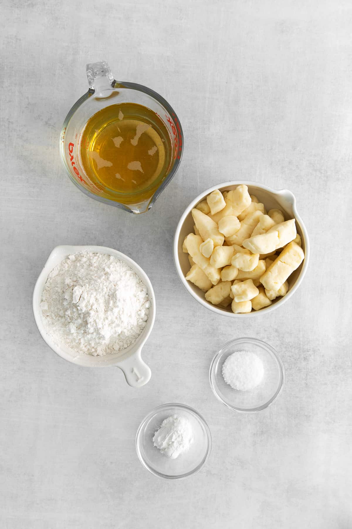 ingredients on countertop.