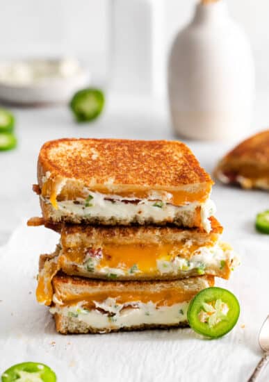 Jalapeno popper grilled cheese.