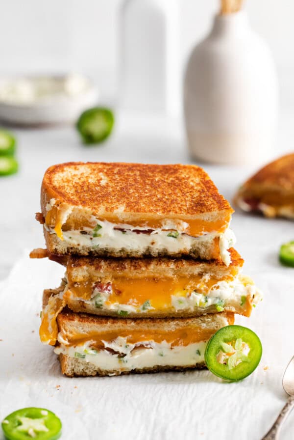 Jalapeno popper grilled cheese.