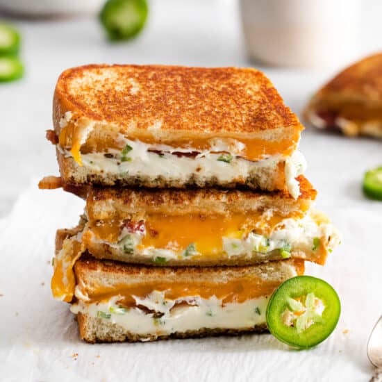 Jalapeno popper grilled cheese.