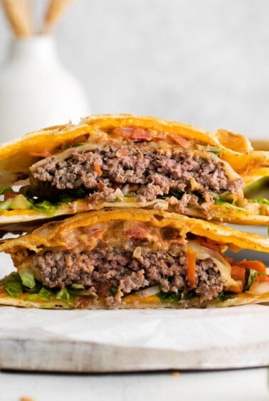 Quesadilla burger.