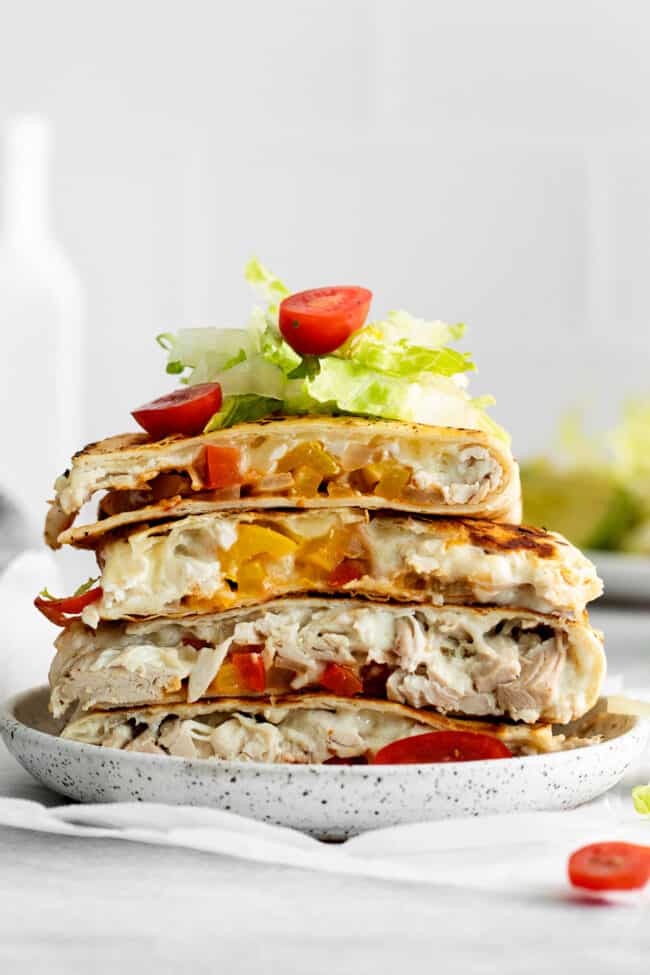 Chicken Quesadillas - The Cheese Knees