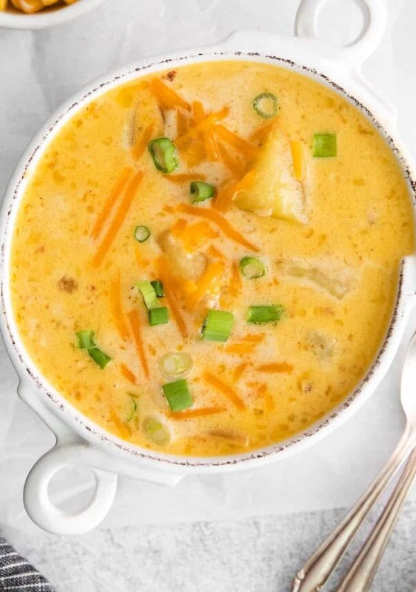 Corn chowder recipe.