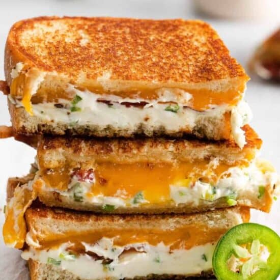 Jalapeno popper grilled cheese.