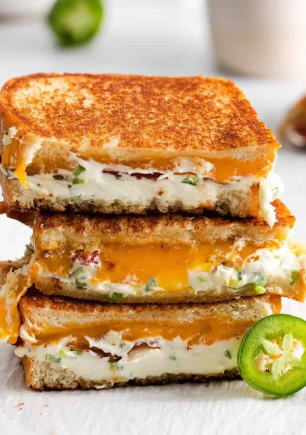 Jalapeno popper grilled cheese.