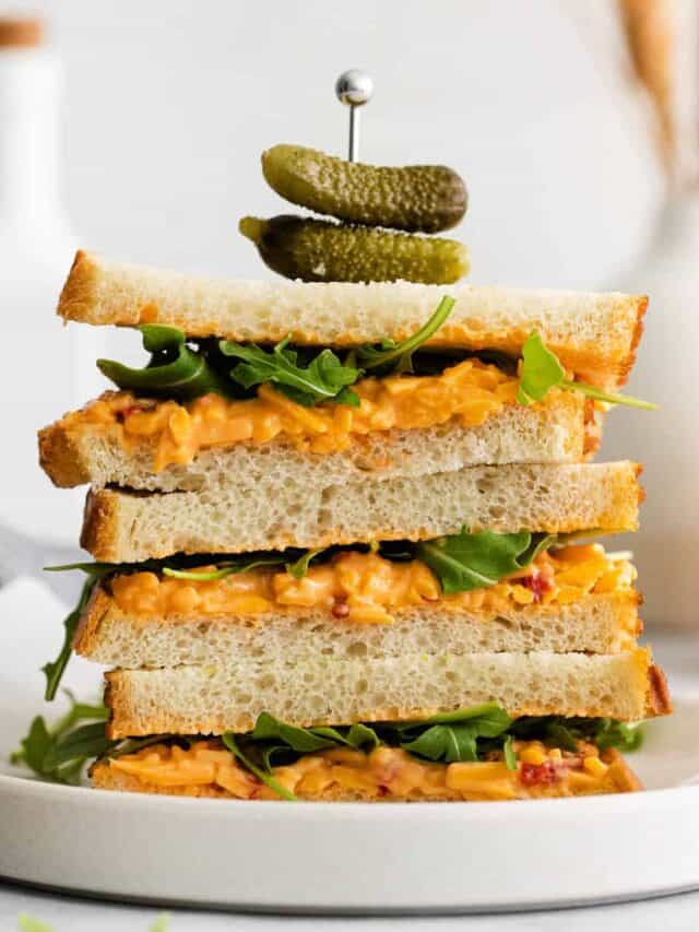 Pimento Cheese Sandwich Cheese Knees