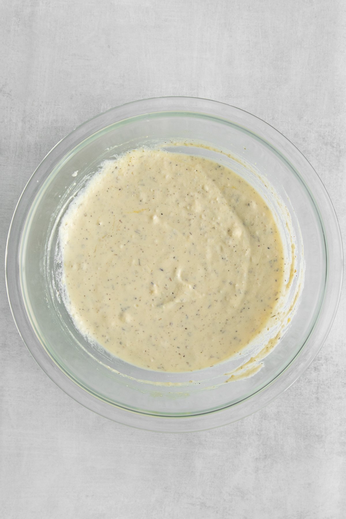 cheese mixture in bowl.