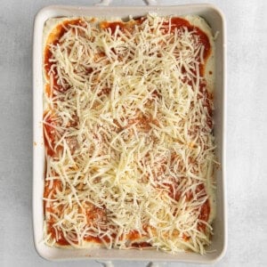 uncooked lasagna.