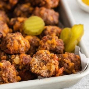 Cheeseburger meatballs.