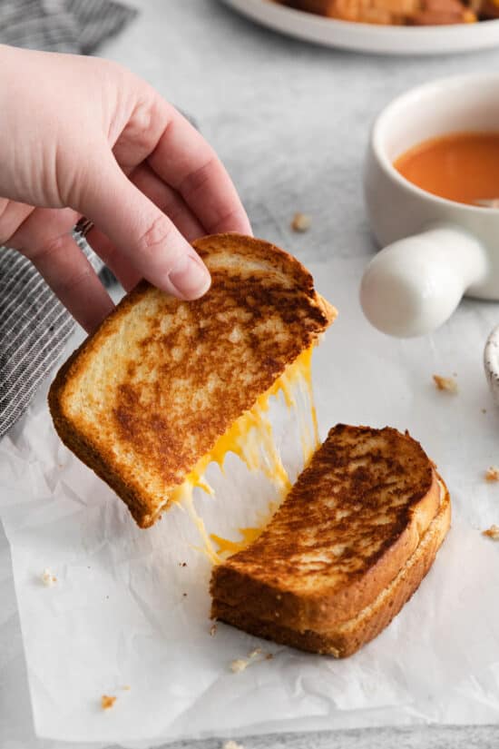 Grilled Cheese with Mayo - The Cheese Knees