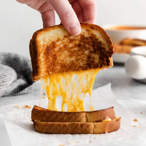 Grilled cheese with mayo.