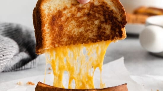Grilled cheese with mayo.